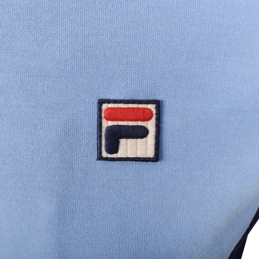 Image number 3 for Fila Vintage Settanta Zip Track Top Blue