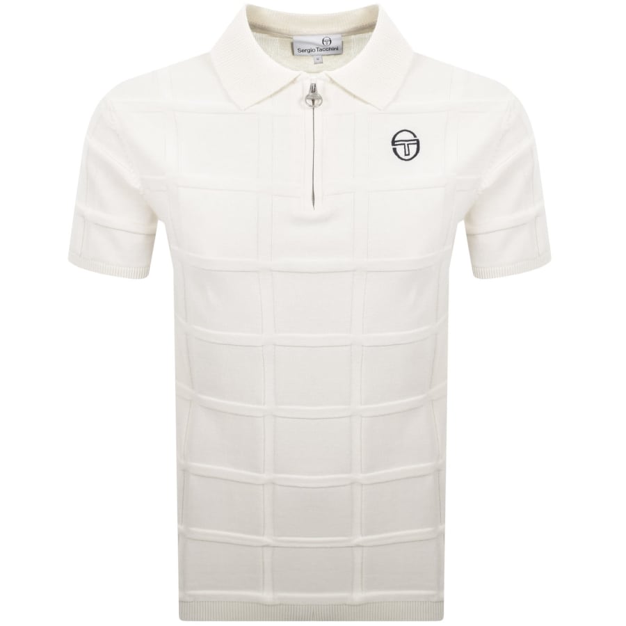 Image number 1 for Sergio Tacchini Lorenzo QZ Polo Cream