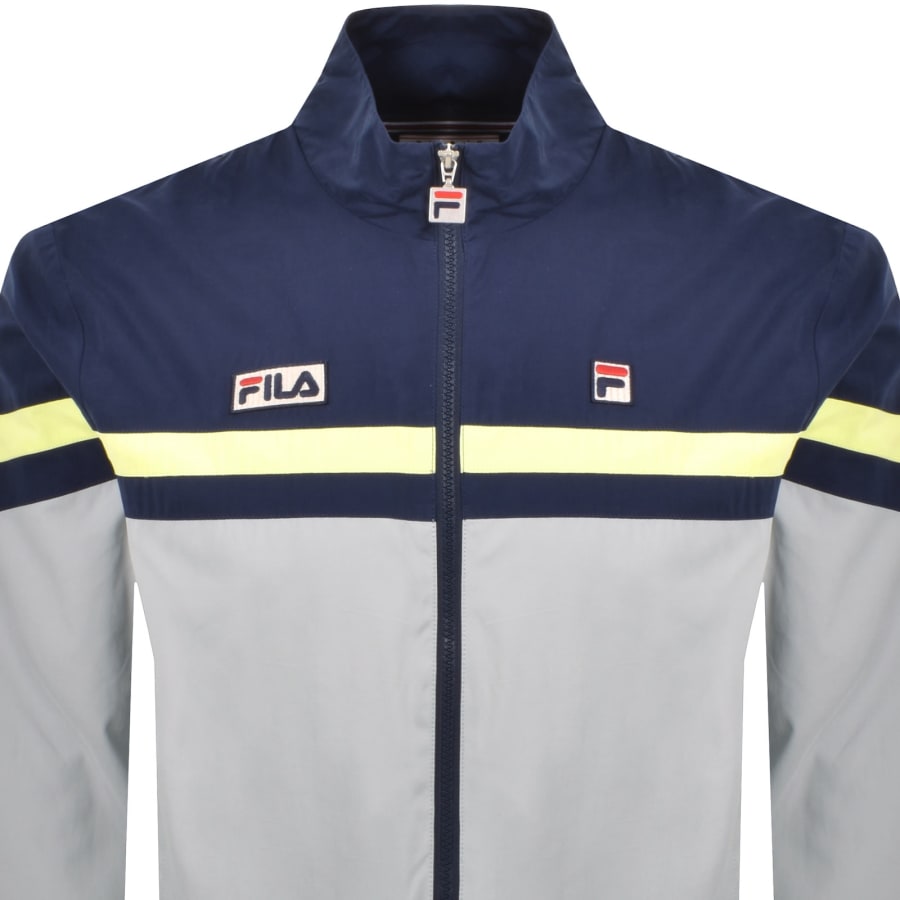 Image number 2 for Fila Vintage Phillip Track Jacket Navy