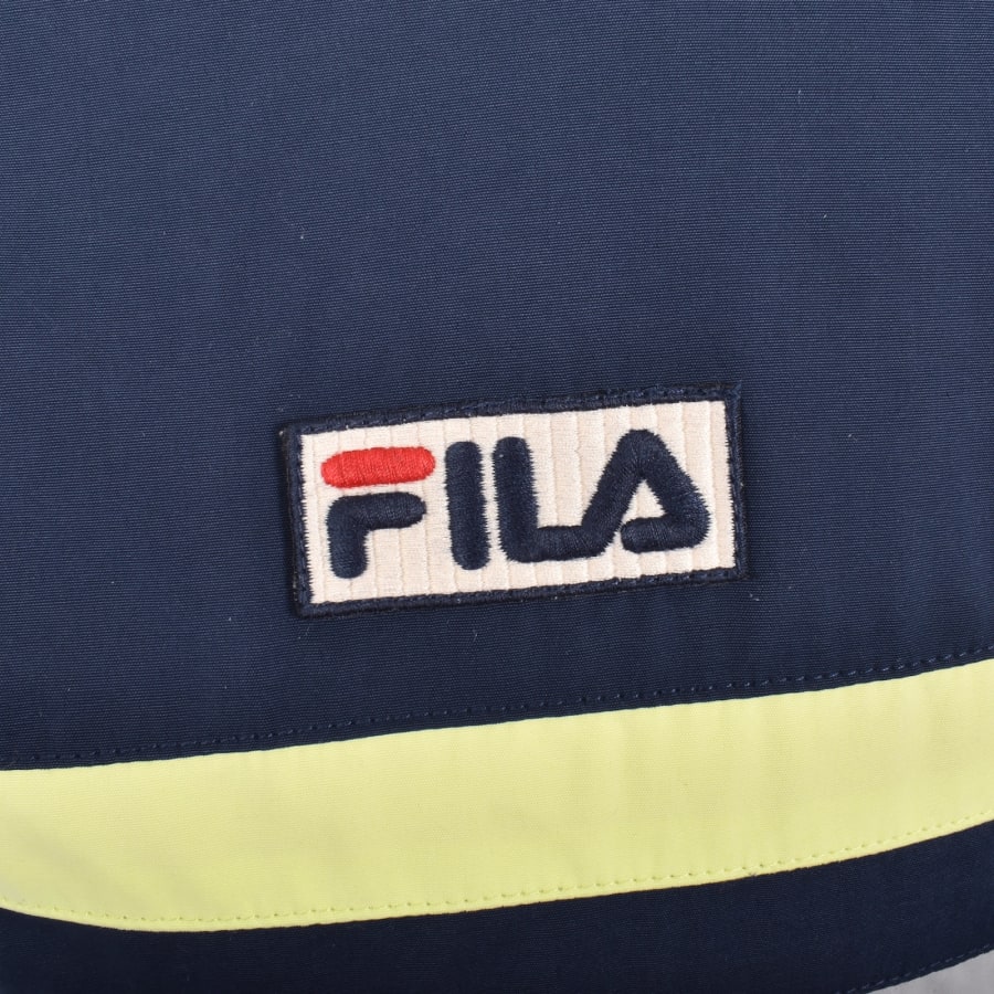 Image number 3 for Fila Vintage Phillip Track Jacket Navy