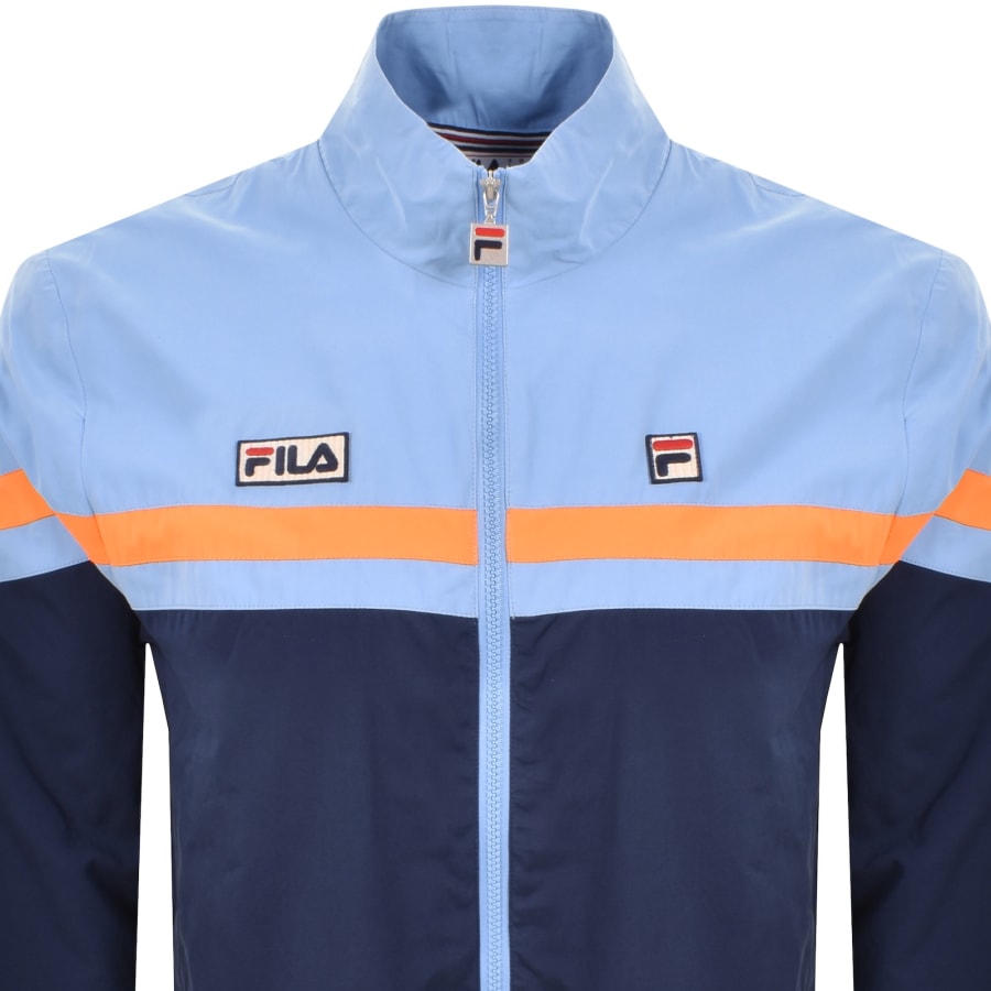 Image number 2 for Fila Vintage Phillip Track Jacket Vista Blue