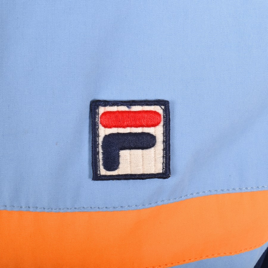 Image number 4 for Fila Vintage Phillip Track Jacket Vista Blue