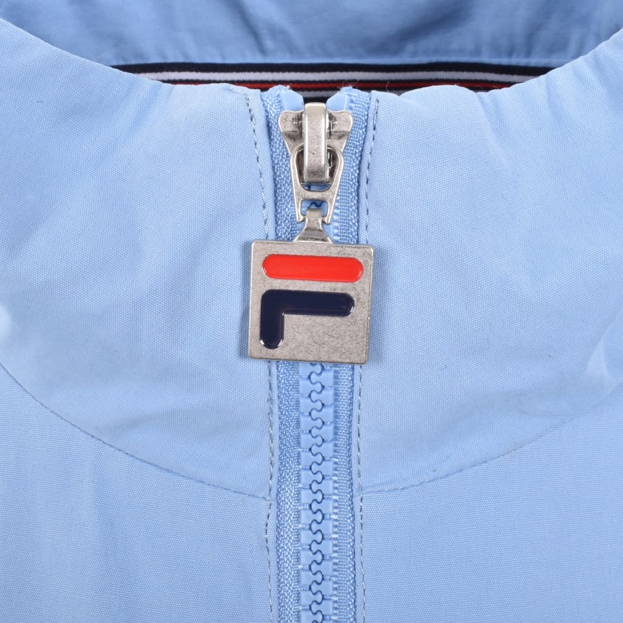 Image number 5 for Fila Vintage Phillip Track Jacket Vista Blue