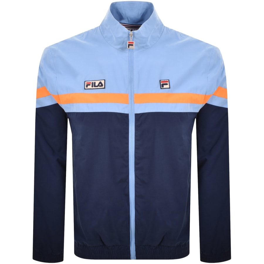 Image number 1 for Fila Vintage Phillip Track Jacket Vista Blue