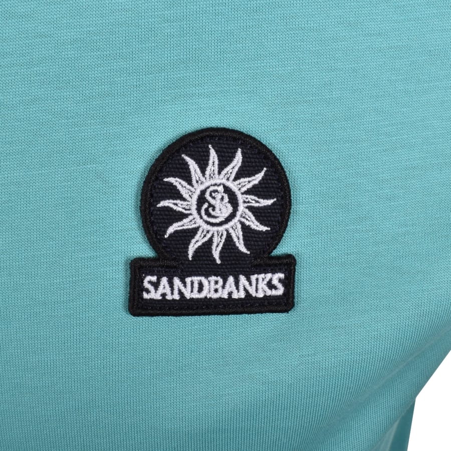 Image number 3 for Sandbanks Badge Logo T Shirt Blue