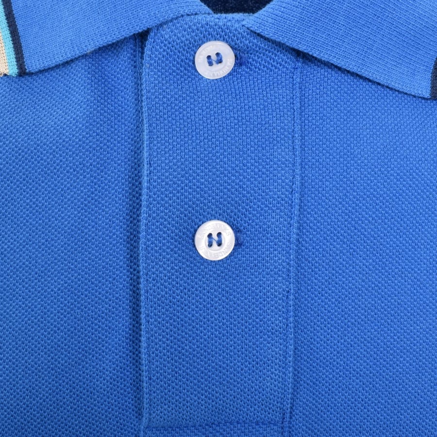 Image number 4 for Sandbanks Badge Logo Polo T Shirt Blue