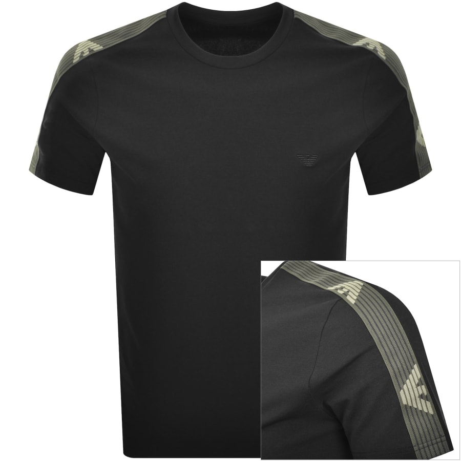 Image number 1 for Emporio Armani Logo T Shirt Black