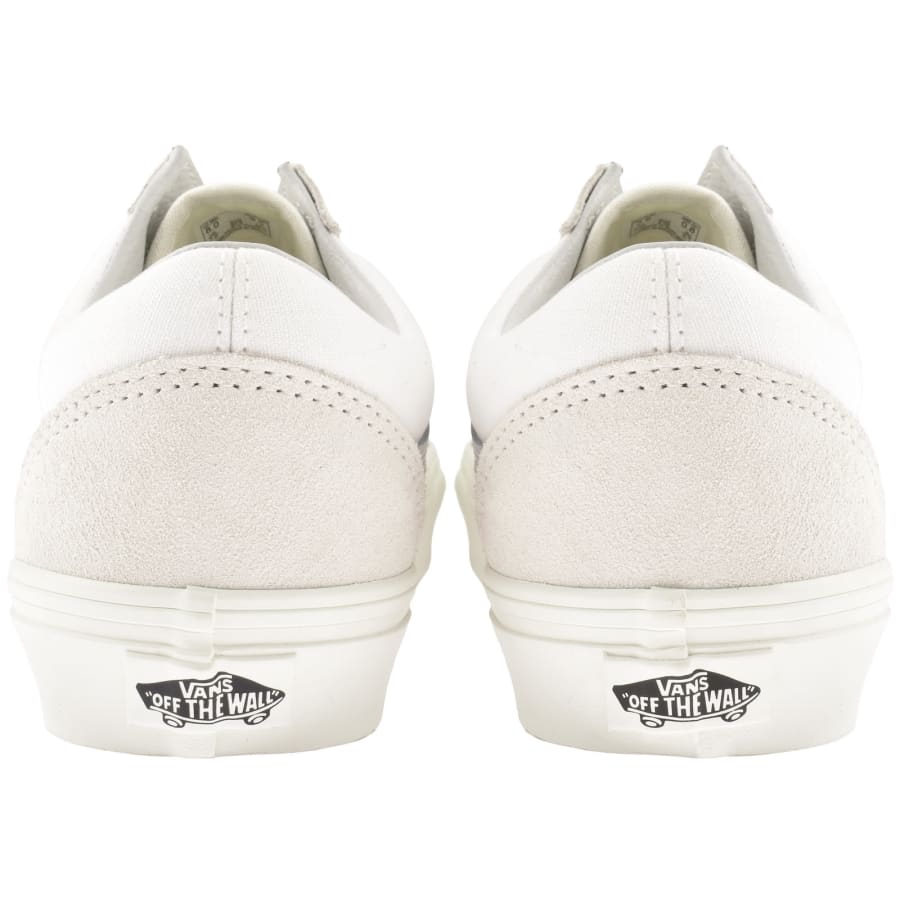 Image number 2 for Vans Old Skool Canvas Trainers White