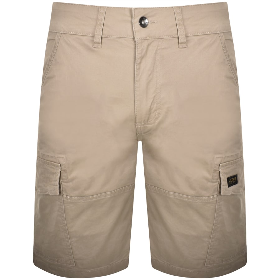 Image number 1 for Luke 1977 Suez Cargo Shorts Beige