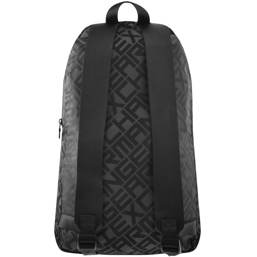Image number 2 for Armani Exchange Logo Backpack Black