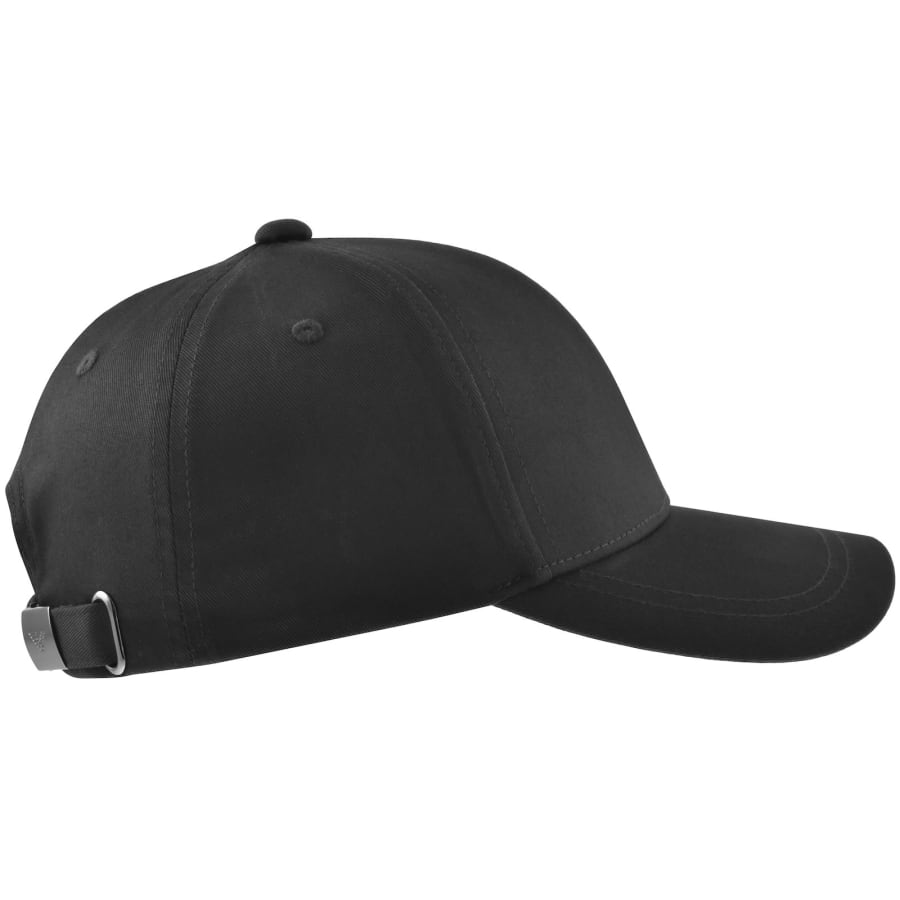 Image number 2 for Emporio Armani Baseball Logo Cap Black