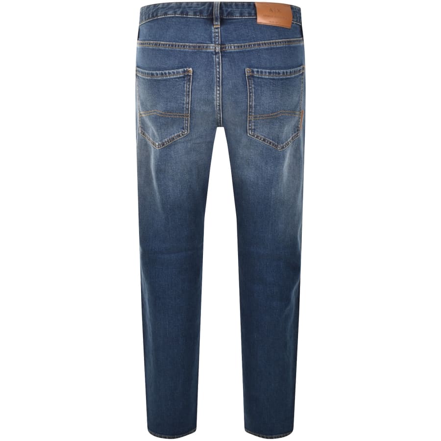 Image number 3 for Armani Exchange J13 Slim Fit Jeans Blue