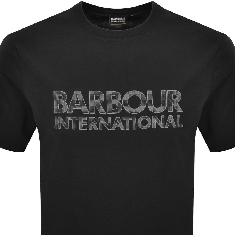 Image number 2 for Barbour International Graphic T Shirt Black