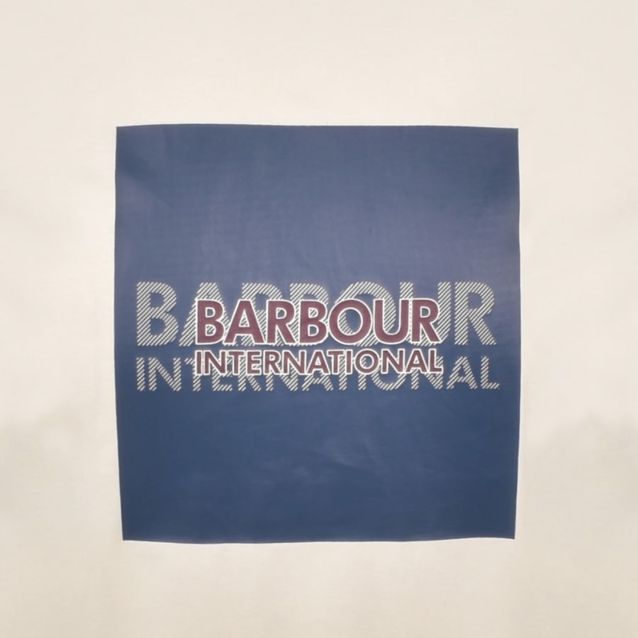 Image number 3 for Barbour International Moakes Graphic T Shirt Cream