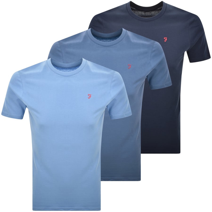 Image number 1 for Farah Labo 3 Pack T Shirts
