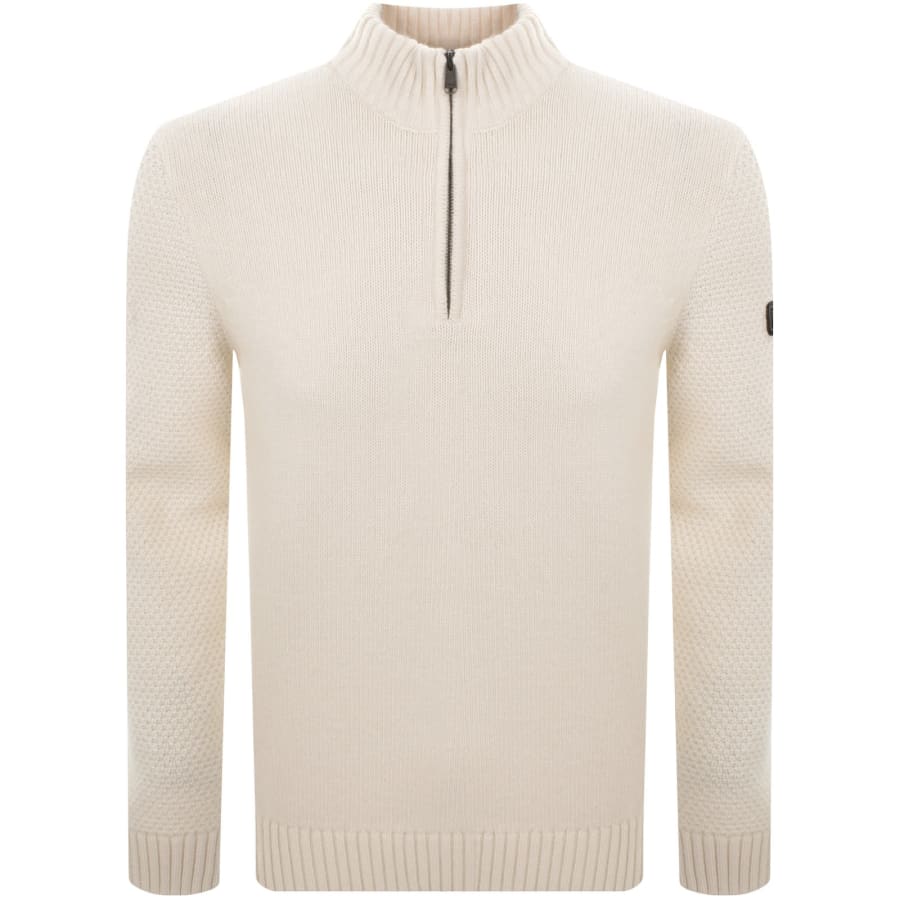 Image number 2 for Barbour International Enfield Jumper White