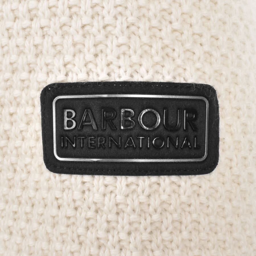 Image number 4 for Barbour International Enfield Jumper White