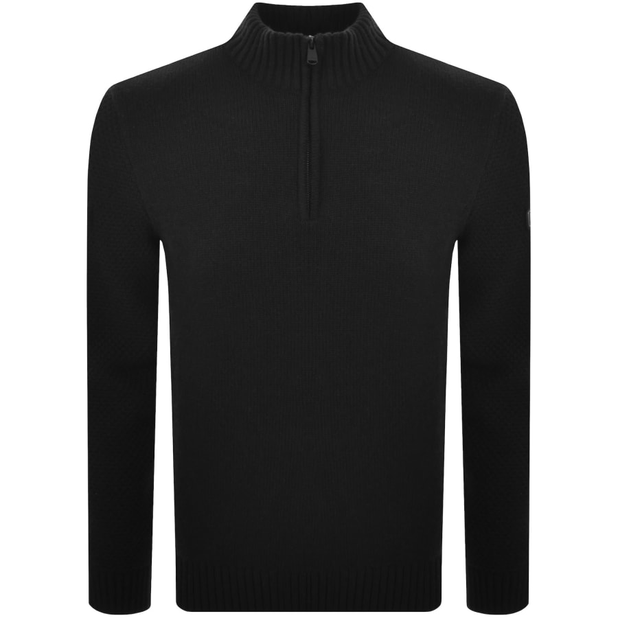 Image number 2 for Barbour International Enfield Jumper Black