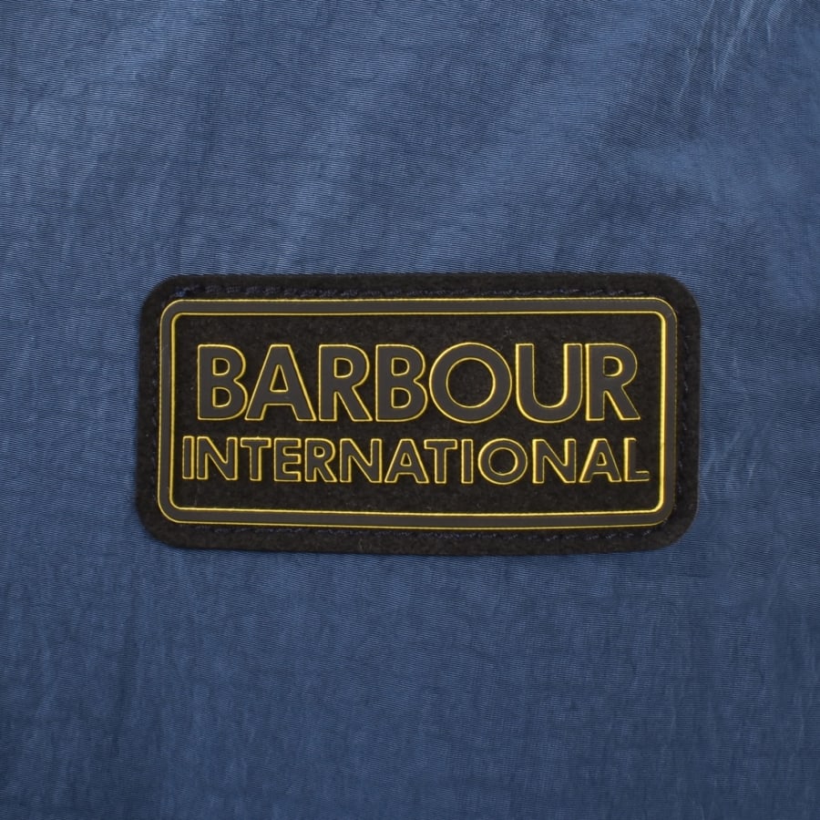 Image number 5 for Barbour International Inline Overshirt Blue
