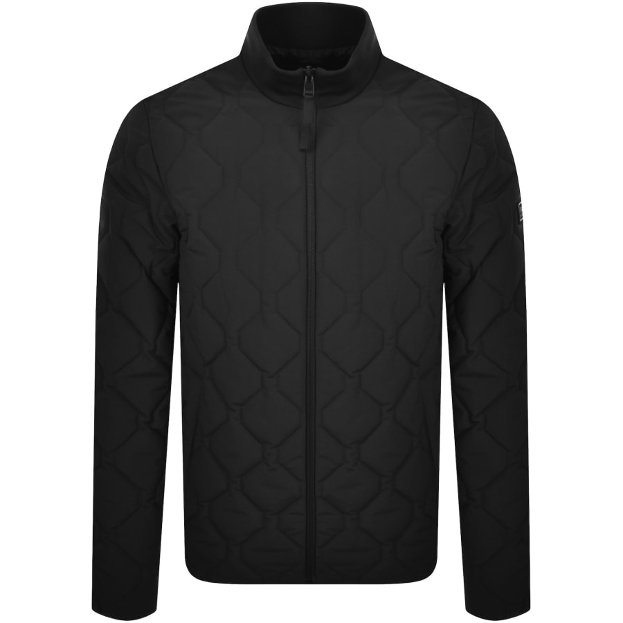 Image number 2 for Barbour International Waldon Quilted Jacket Black