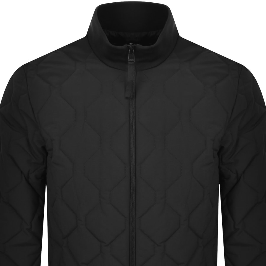 Image number 3 for Barbour International Waldon Quilted Jacket Black