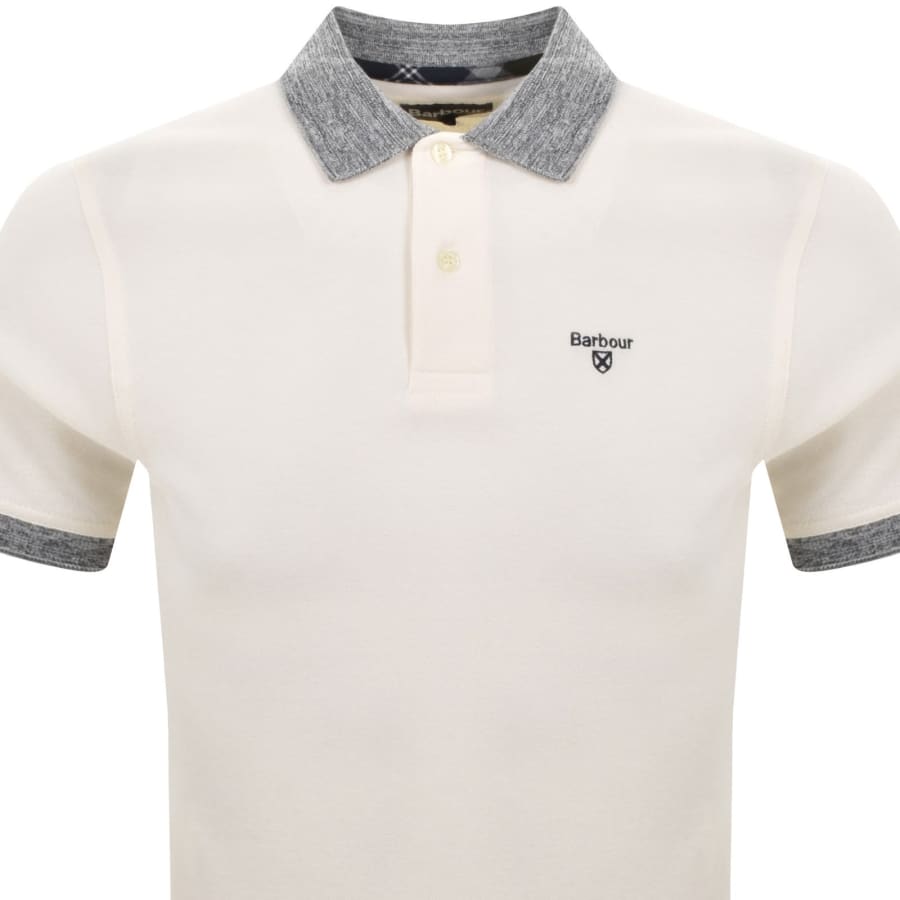 Image number 2 for Barbour Marlton Polo T Shirt Whisper White
