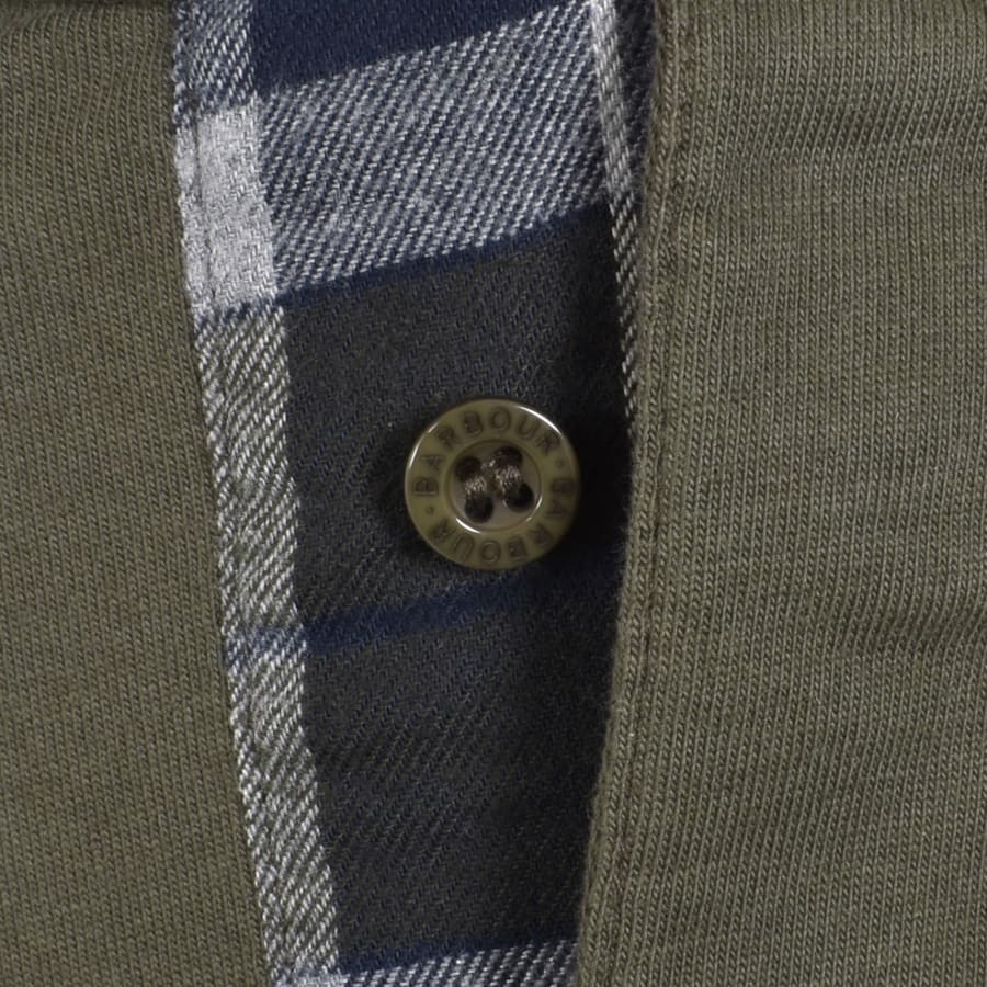Image number 4 for Barbour Margrove Long Sleeve Polo T Shirt Green