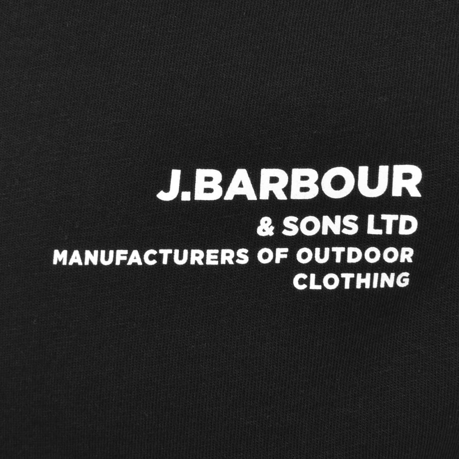 Image number 4 for Barbour Parkend Photographic T Shirt Black