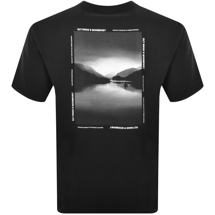 Image number 5 for Barbour Parkend Photographic T Shirt Black