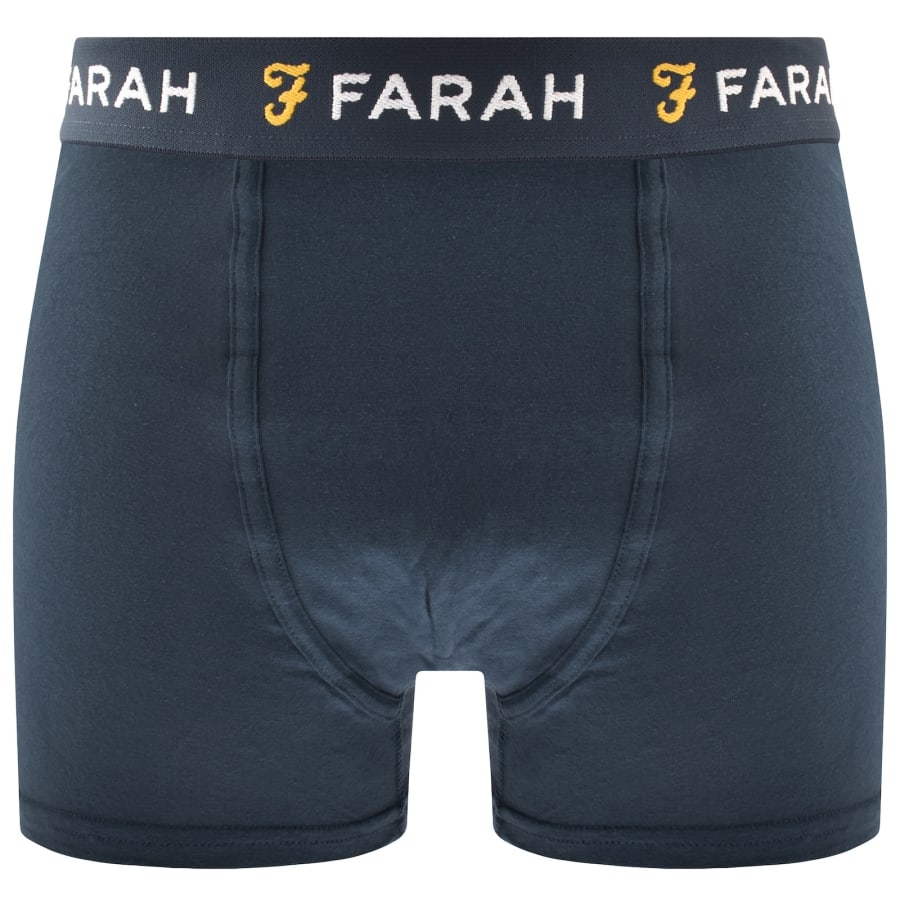 Image number 2 for Farah Aveleer 3 Pack Trunks Navy