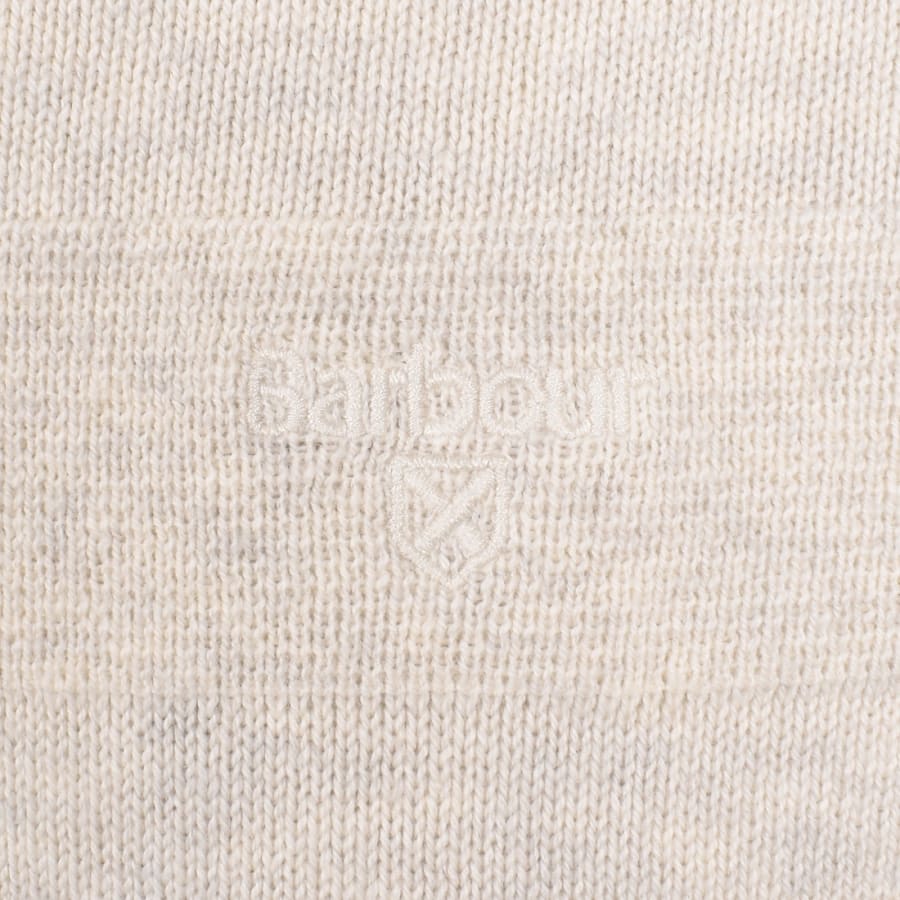Image number 3 for Barbour Fenhill Knitted Polo Whisper White