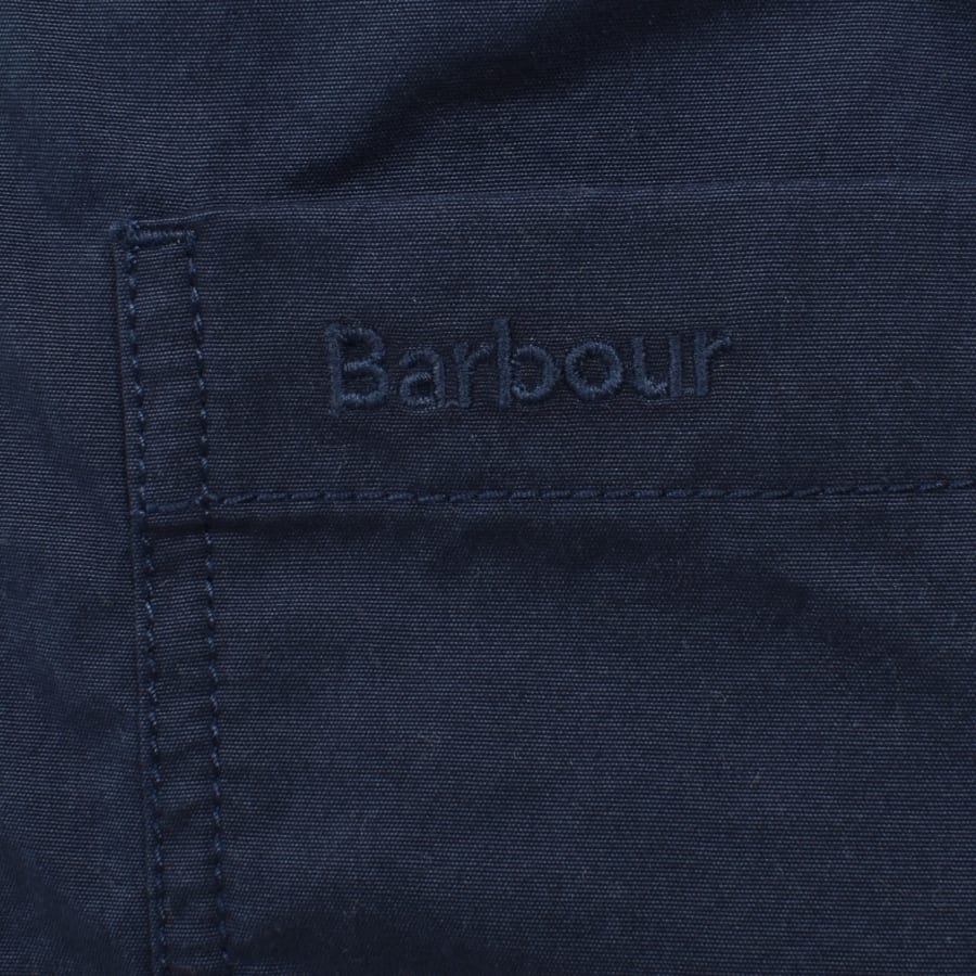 Image number 4 for Barbour Cole Tailored Fit Overshirt Navy