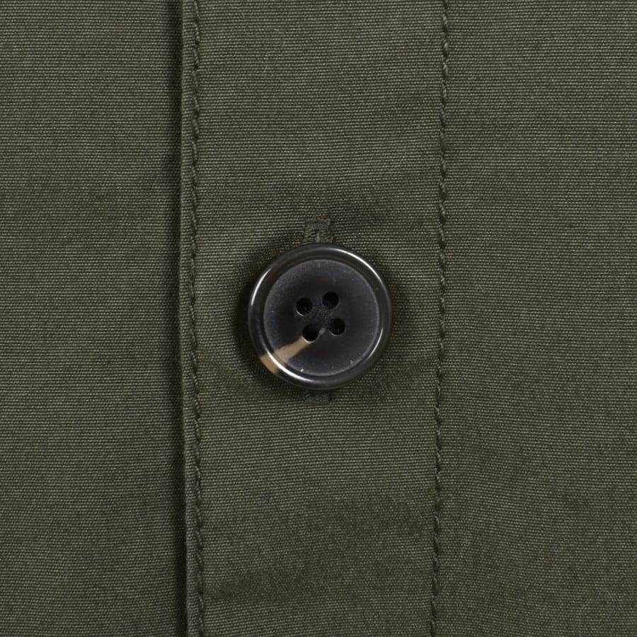 Image number 4 for Barbour Cole Tailored Fit Overshirt Olive Green