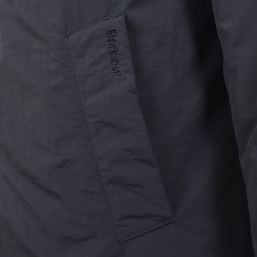 Image number 3 for Barbour Wadded Lorden Showerproof Jacket Navy