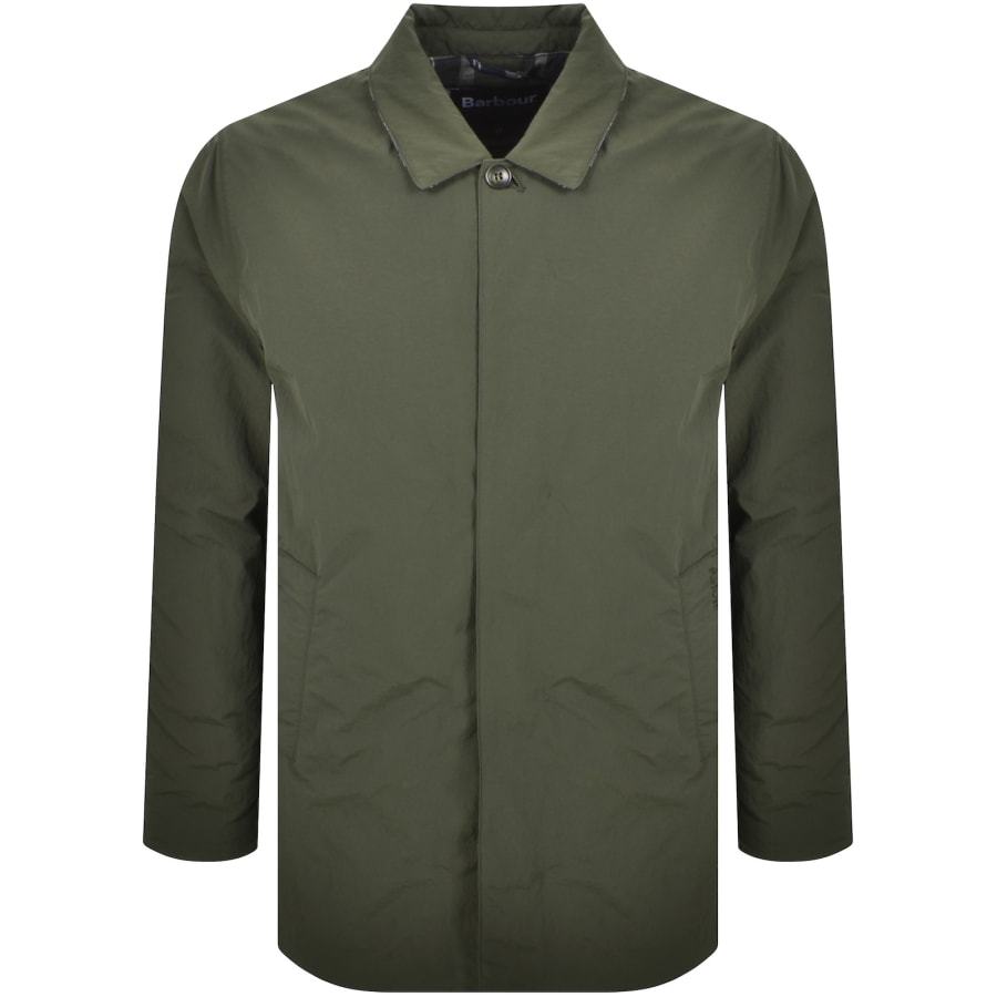 Image number 1 for Barbour Wadded Lorden Showerproof Jacket Green