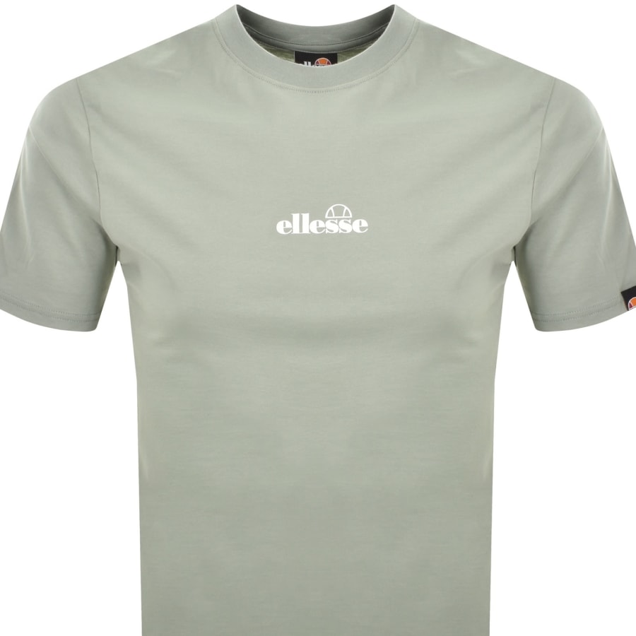 Image number 2 for Ellesse Ollio Logo T Shirt Green