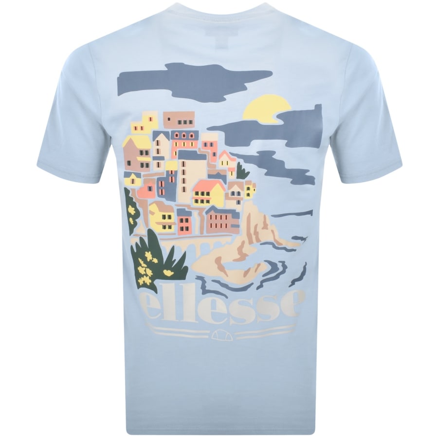 Image number 5 for Ellesse Marosa Logo T Shirt Blue