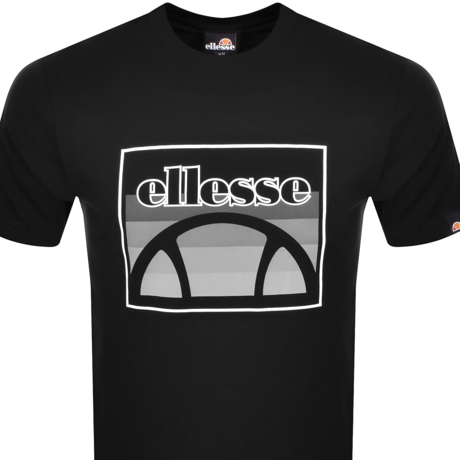 Image number 2 for Ellesse Shader Logo T Shirt Black