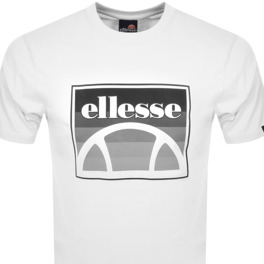 Image number 2 for Ellesse Shader Logo T Shirt White