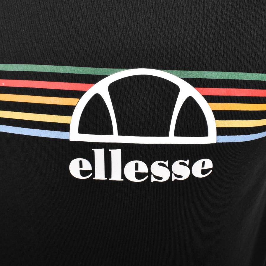 Image number 3 for Ellesse Lental Logo T Shirt Black