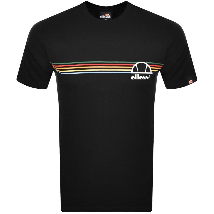 Image number 1 for Ellesse Lental Logo T Shirt Black