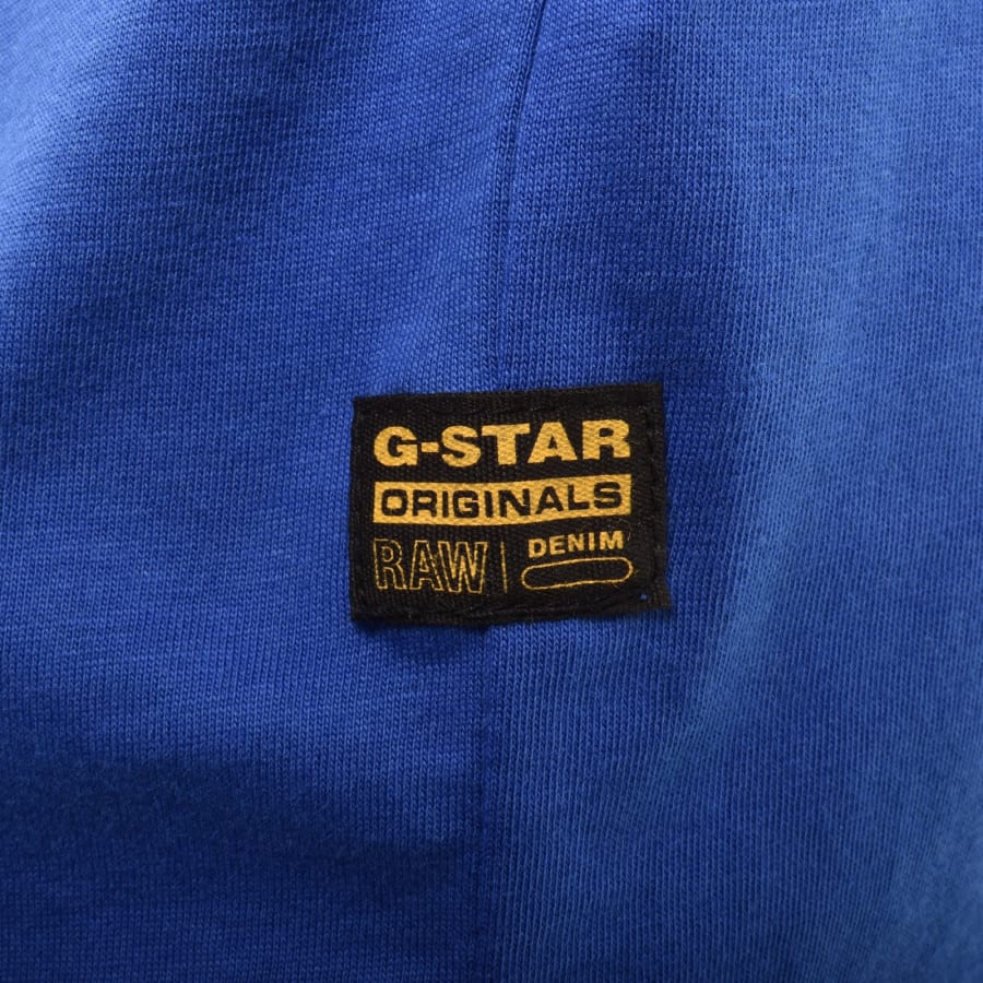 Image number 4 for G-Star Originals Logo T Shirt Pilot Blue
