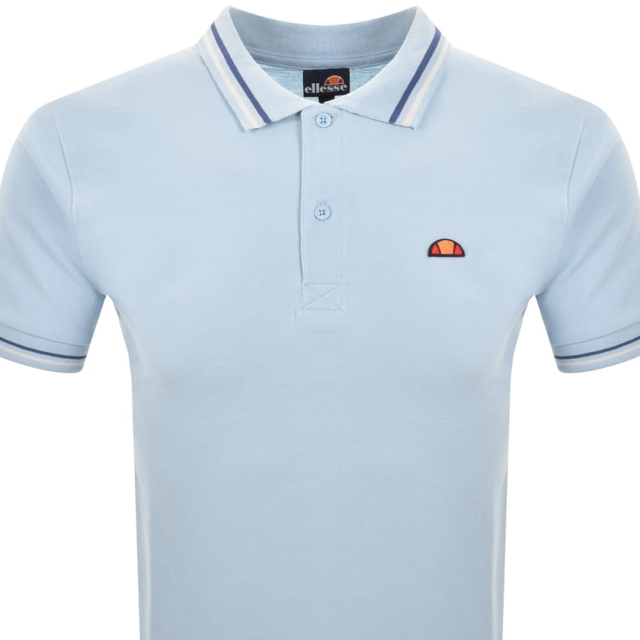 Image number 2 for Ellesse Rooks Polo T Shirt Blue