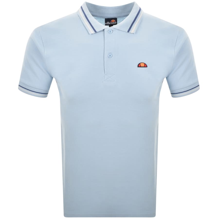 Image number 1 for Ellesse Rooks Polo T Shirt Blue