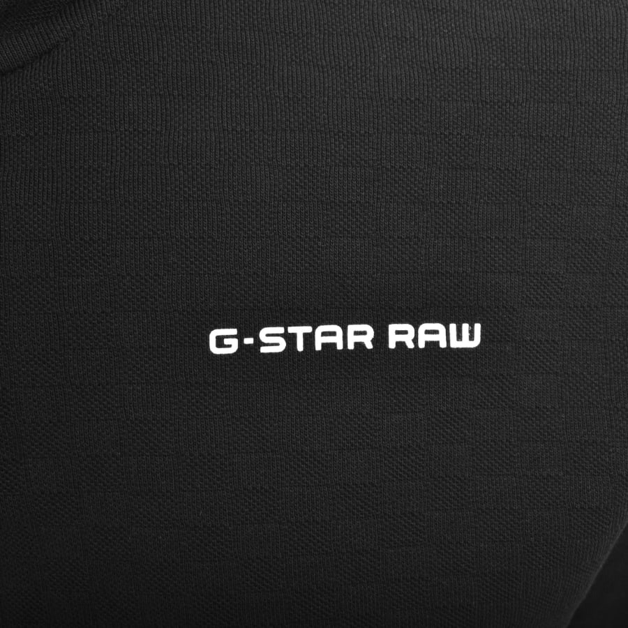 Image number 3 for G Star Half Zip Chequered Tweeter Sweatshirt Black