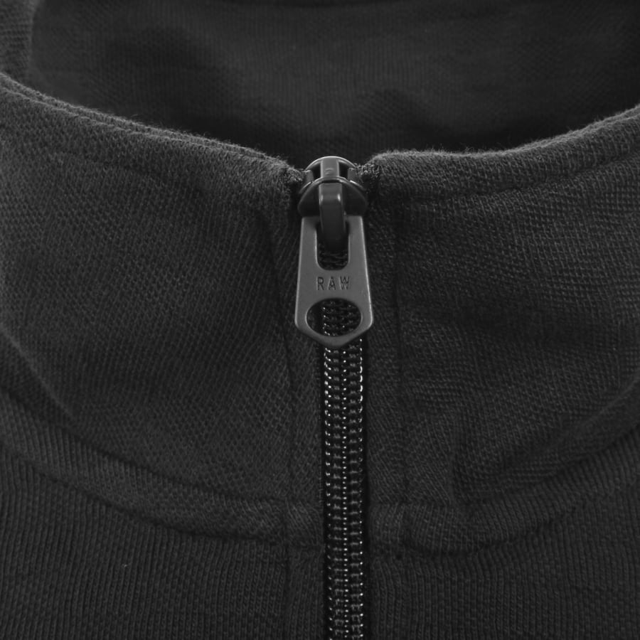 Image number 5 for G Star Half Zip Chequered Tweeter Sweatshirt Black