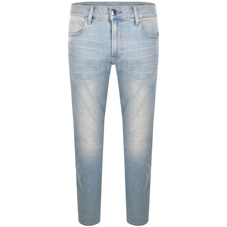 Image number 2 for G Star Revend Skinny Jeans Light Wash Blue