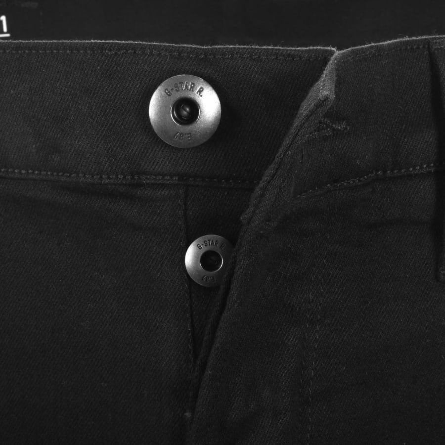 Image number 5 for G-Star 3301 Slim Fit Jeans Pitch Black