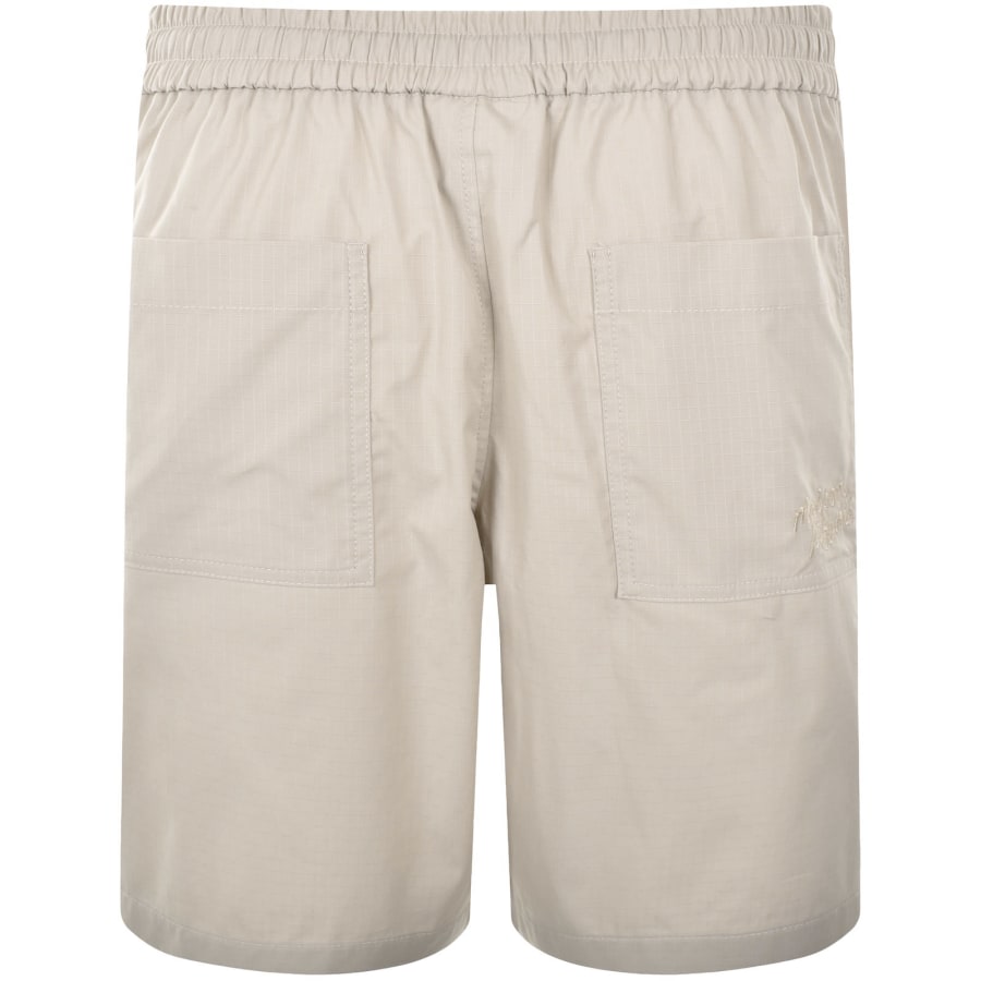 Image number 3 for Maison Kitsune Logo Shorts Beige