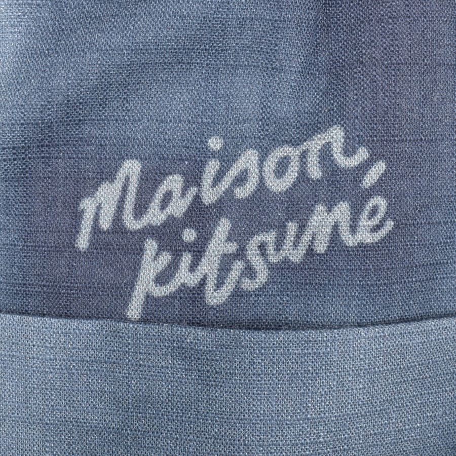 Image number 4 for Maison Kitsune Logo Shorts Blue